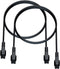 LAMPAOUS 2X 40 Extension Cord Jumper Cord FixtureSmart Hardwired Smart Under Cabinet