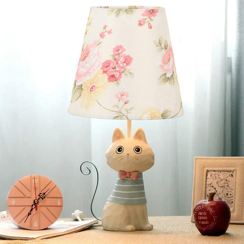 Gsycle Floral Lampshade, Table Lamp Shade Clip On Lamp Shade Cloth Chandelier Floor Lamp Colorful Lamp Shade for Home