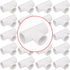 20 Pack 3 Way 1/2 Inch Tee PVC Fittings, 1/2inch SCH 40 Adapter for Water Supplies, DIY Garden Shelf