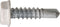 Hillman Hex Washer Head Self-Drilling Screw, White Head (#10 x 3/4")