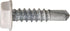 Hillman Hex Washer Head Self-Drilling Screw, White Head (#10 x 3/4")