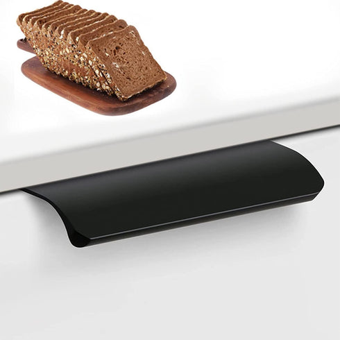 NOVOCE D Handle,Door Cupboard Knobs,Furniture Drawer Pulls,Cabinet Handles Black Kitchen Handle Aluminum Alloy Dresser
