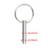 Quick Release Pin Bimini Top Pin, 0.25 Inch Diameter, 1.49 Inch Total Length, 316 Stainless Steel for Boat Bimini Top