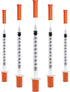 U-100 1cc Syringes with 31g 5/16" (8mm) , Individually Wrapped, Pack of