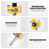 Totowood Set 2 1/4 Inch 3 Set Pro Tongue and Groove Router Bit of Pieces Shank , Teeth Adjustable T Shape Wood Milling