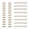 DIANN 10pcs Terminal Block Set, 12-Position Dual Row Terminal Strip Screw Terminal Electric Barrier Block for Home