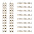 DIANN 10pcs Terminal Block Set, 12-Position Dual Row Terminal Strip Screw Terminal Electric Barrier Block for Home