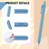 Fulmoon 50 Pcs Ballpoint Pens, Bulk Retractable Comfortable Writing Pens, Cute Back to School Supplies