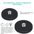8 30 Lbs M4 1.69 Inches Flutesan Pcs Rubber Coated Magnets Anti Scratch Mounting Magnets Neodymium Magnetic Base