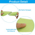 LifCratms Toilet Seat Cover, Washable & Reusable, Elastic Bathroom Toilet Seat Cover (Green