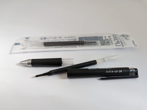 MAYAX 05 5 10 (0.5mm, Pilot juice up Retractable Gel Ink Pen Ultra Fine Point, Black Ink, Pens & Refills, Original