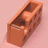 Tissting Tape Dispenser - 10.7 x 5.2 x 4cm Plastic Label Roll Holder for School Office Study Room