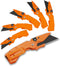 Lichamp 6-Pack Folding Utility Knife, Quick-Change Box Cutter with Razor Blades &