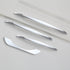 PILYON 2Pcs 224mm Kitchen Cupboard Door Knobs Aluminum Alloy Bright Silver Drawer Handle Wardrobe Cabinet Bedside Table