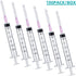 100 Pack 3ml 18Ga Lab Syringe Tools, Individually Packed with Measurement