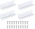 uxcell 4Pcs L-Shaped Brackets Corner Brace, 0.98"x0.98"x3.94" Corner Bracket Shelf Bracket Right