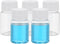 PATIKIL 5 Pcs 20ml PET Wide Mouth Reagent Bottles with Screw Cap for Lab Liquid Storage