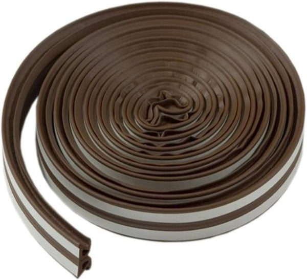 M-D Building Products 43848 All-Climate Thermalblend Weatherseal, Wave Profile, 17 Feet, Brown