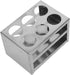 Lab Stand Rack for 32mm Tubes, Compact 6 Hole Stainless Steel Test Tube Holder, Space Saving Design