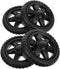 ULTECHNOVO 4pcs Rolling Replacement Wheels for Shopping Cart Heavy Duty Easy to