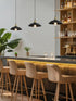 2 Pack Newrays Black Farmhouse Pendant Light, Industrial Ceiling Lights Fixture for Kitchen Island Dining Room