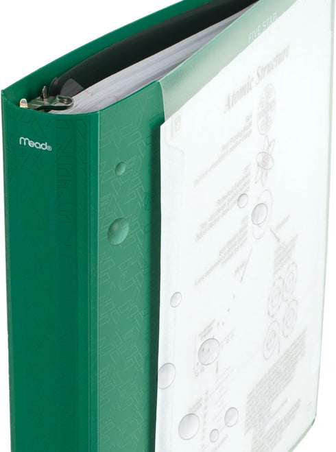 Five Star 1 Inch 3 Ring Binder, Customizable Cover, Color Selected for You, 1 Count (26144)