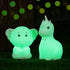 LOVERUIS Cute Unicorn Elephant Night Light - Kid Lamp Nightlight for Children