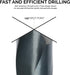 10005 Jumbo Silver & Deming Drill Bit Set, 8 Piece, 1/2" Inch Shank