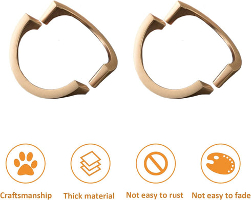 Retro Semi-Circular Handle, 2PCS Antique Zinc Alloy Drawer Pulls, Double-Hole Folio Handles with Mounting Screws