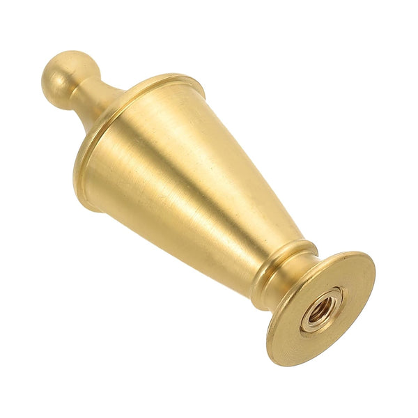 PATIKIL 29.5 x 72mm Lamp Finials Caps Knob, 1 Set Solid Brass Lamp