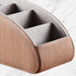 5 All-in-One Leather TV Remote Control Holder with Compartments Nightstand Desktop Air Conditioner Media Player Remote