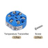PT100 Temperature Sensor, Integrated Transmitter 0°c to 200°c 0-10V for Electric Power Research, Light Industry and