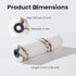 Mister Rui Microfiber Paint Roller 4 Inch, 10 Pack Small Paint Roller Covers, Mini Roller for All Paints and Stains