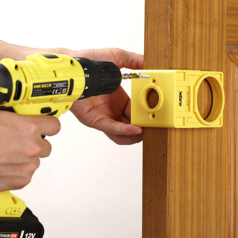 KATA 1-3/8" - 1-3/4" Door Lock Installation Kit with Large Chip-Clearance Slots for Deadbolts and Locksets