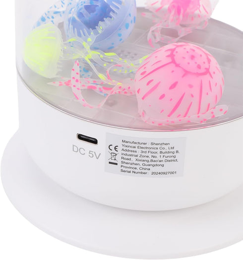 Eminchu 7 Lamp, LED Tankd Table Lamp with Remote Control Color Changing Mood Light, Quiet Brushless Motor for Home