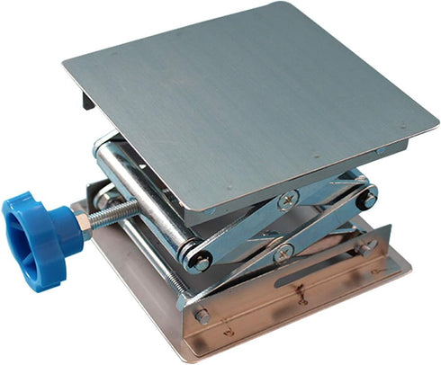 Stainless Steel Lab Jack Stand, Mini Scissor Lift Jack, 4" x 4" for Laboratory