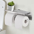 304 YUMORE Toilet Paper Holder, Stainless Steel Bathroom Double Roll Tissue Holder with Shelf, Wall Mounted Washroom