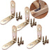 ZHome 505017MM Stainless Steel L Shape Corner Bracket Wall Shelves Hanging Brace Joint