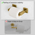 Commercial FEILERN Toilet Paper Holder Wall Mounted Post Pivoting Square Tissue Holders Roll Holder Hangers