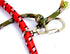 10 PCS Small Metal Clasps, Spring Swivel Snap Hooks Carabiner Clips with Rotating D-Ring