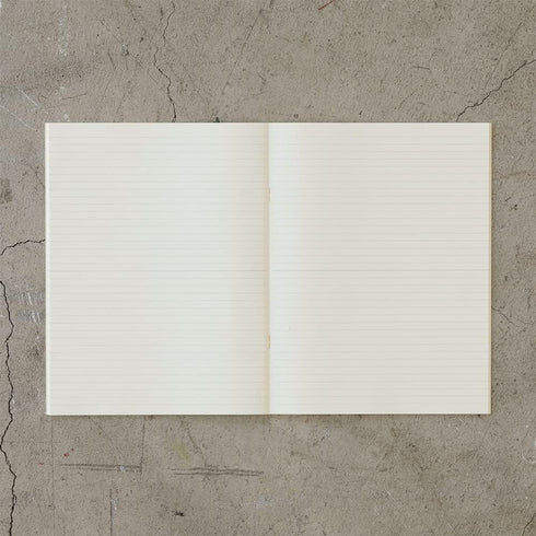 DESIGNPHIL Midori 15307006 Notebook, MD Notebook, Light, A4 Variable Size, Horizontal Ruled, Set of 3