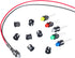 200 5 mm 5 mm Bulb Mudder Pieces LED Holder Black Plastic Light Emitting Diode Clips Display Panel LED Light Bezel