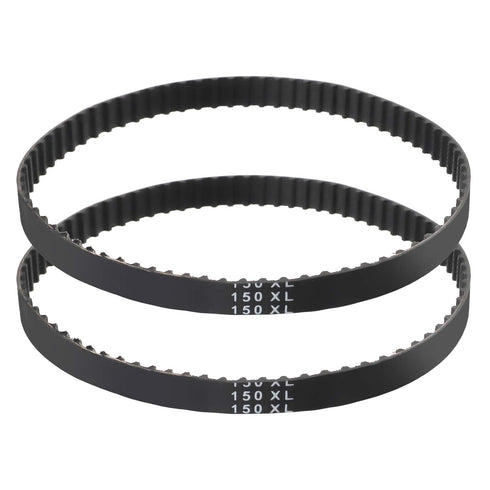 150Xl Series Industrial Timing Belt, Width 3/8 inch, 75 Teeth, 5.08mm Pitch, Pack of 2