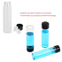 20ml Clear Glass Vials with Screw Caps and Plastic Stoppers, Small Liquid Sample Vial, Leak-Proof Vial, 12PCS
