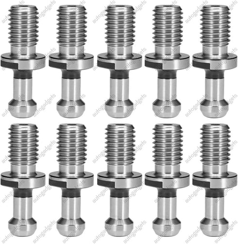 CAT40 45° Pull Stud Retention Knob, Fits HAAS CAT 40 CNC Tool Holder, 10-Pack for Various Machines