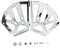 2pcs Shoes Drawer Cabinet Hinges, Stainless Steel Turing Rack Replacement Fittings, Heavy