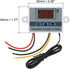 MECCANIXITY AC110-220V LED Digital Temperature Controller Thermostat Heating Cooling -50 to 110°C XH-W3002 Relay Output with NTC 10K Temperature Probe