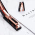 Office Stapler Set, Marble Black Print Rose Gold Tone Manual Staplers and Staples Remover Tool for Desktop Accessories
