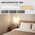 Picture,6000K LAVAED Motion Sensor Lights Indoor,LED Rechargeable Battery Operated Wall Sconce Magnetic Stairway Night