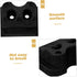 4pcs Counterweight ABOOFAN Base for Table and Floor Lamps Light Fixture Stabilizer Secure and Practical Chassis